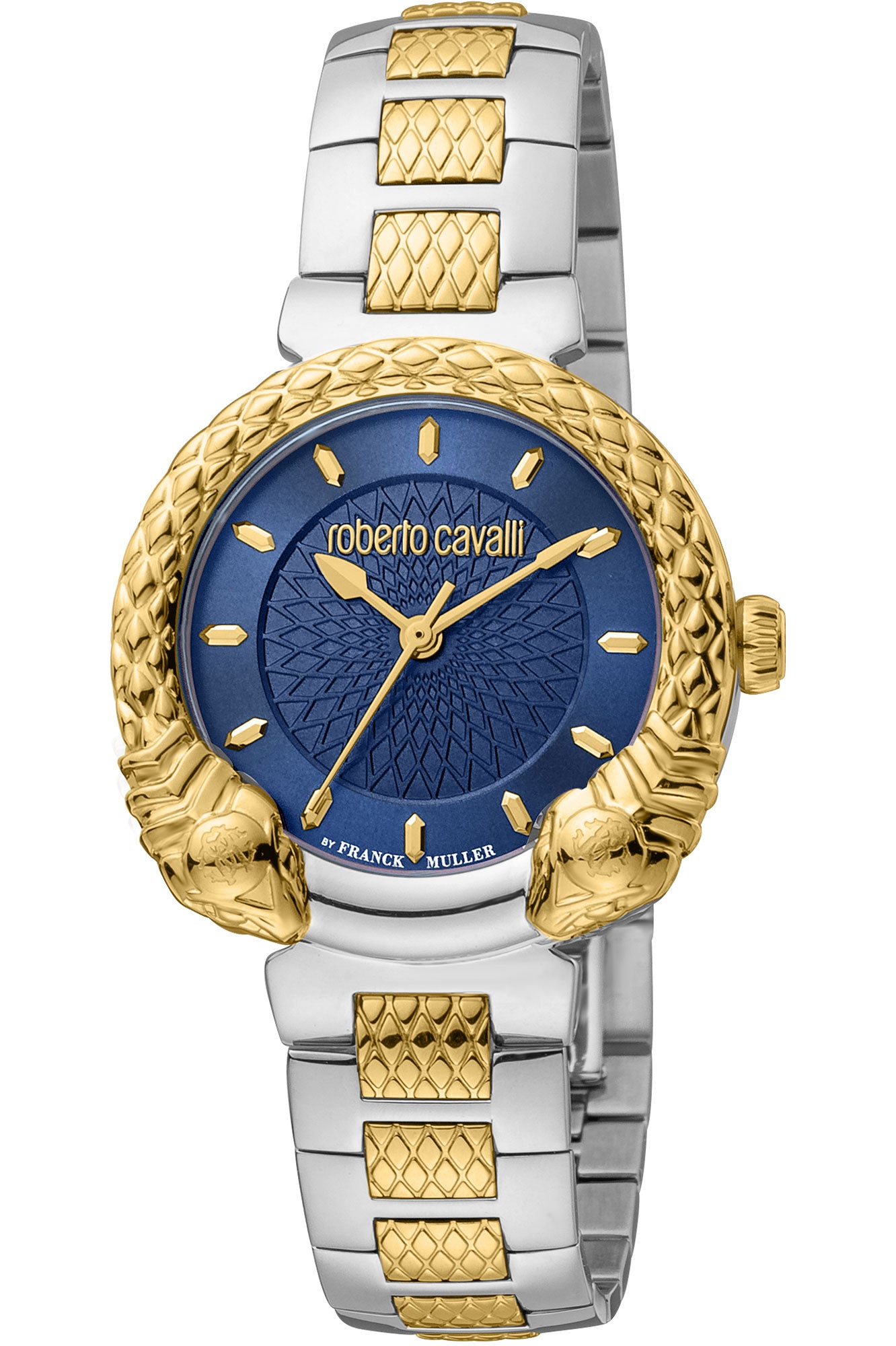 Roberto Cavalli by Franck Muller LAD 3H SS BLU RV1L190M0071
