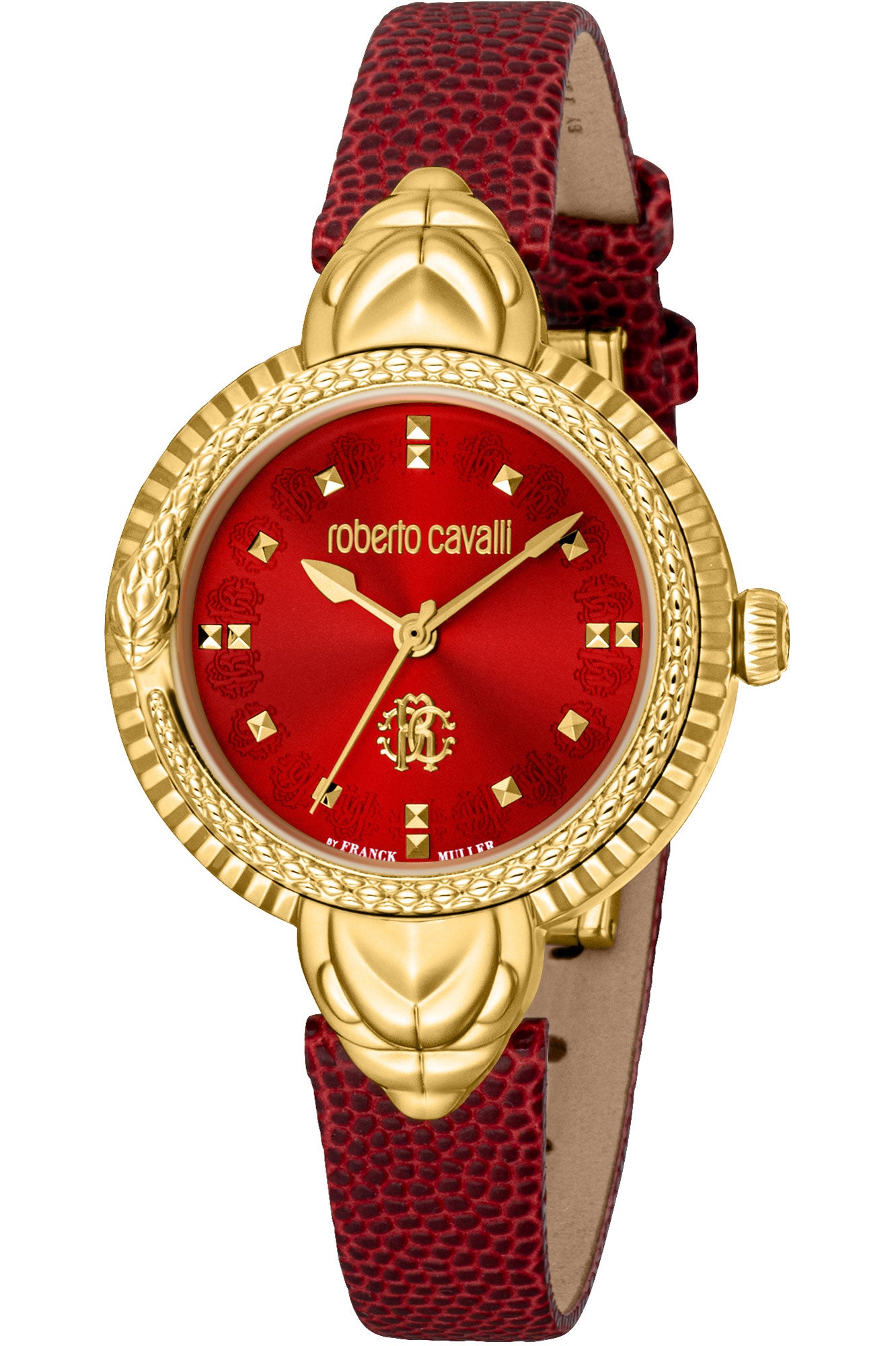 Roberto Cavalli by Franck Muller LAD 3H LTH RED RV1L203L0021