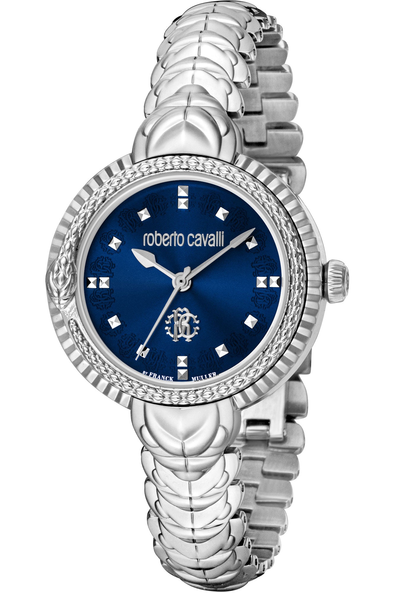 Roberto Cavalli by Franck Muller LAD 3H SS BLU RV1L203M0041