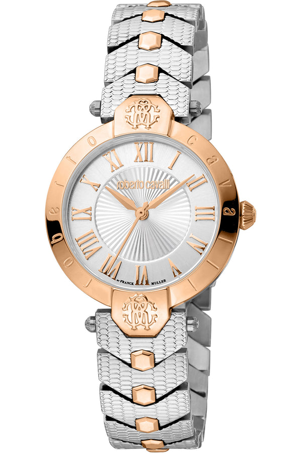 Roberto Cavalli by Franck Muller LAD 3H SS SILV RV1L166M0091