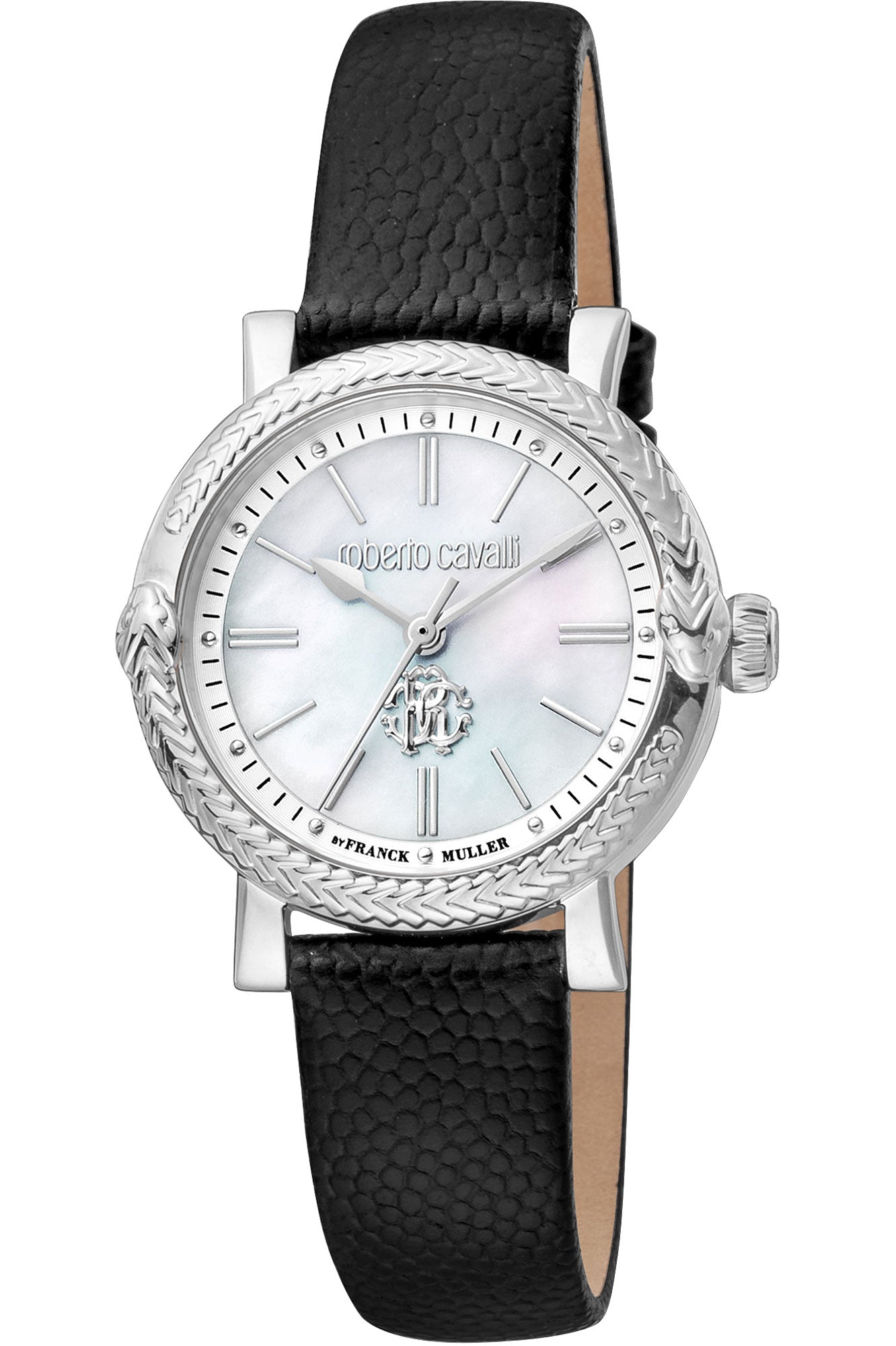 Roberto Cavalli by Franck Muller LAD 3H LTH WHT RV1L193L0011