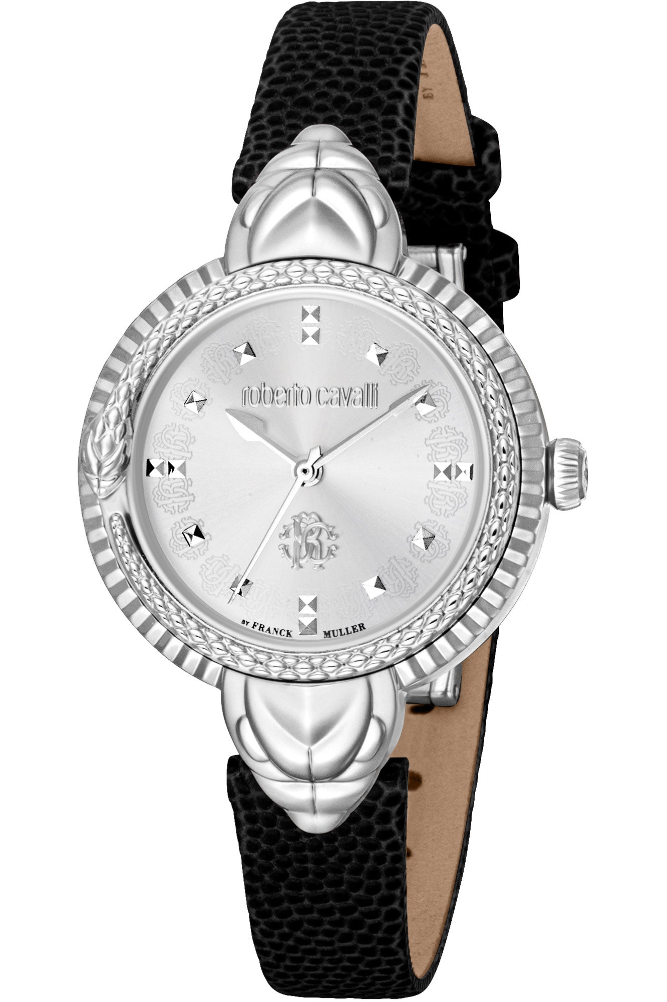 Roberto Cavalli by Franck Muller LAD 3H LTH SILV RV1L203L0011